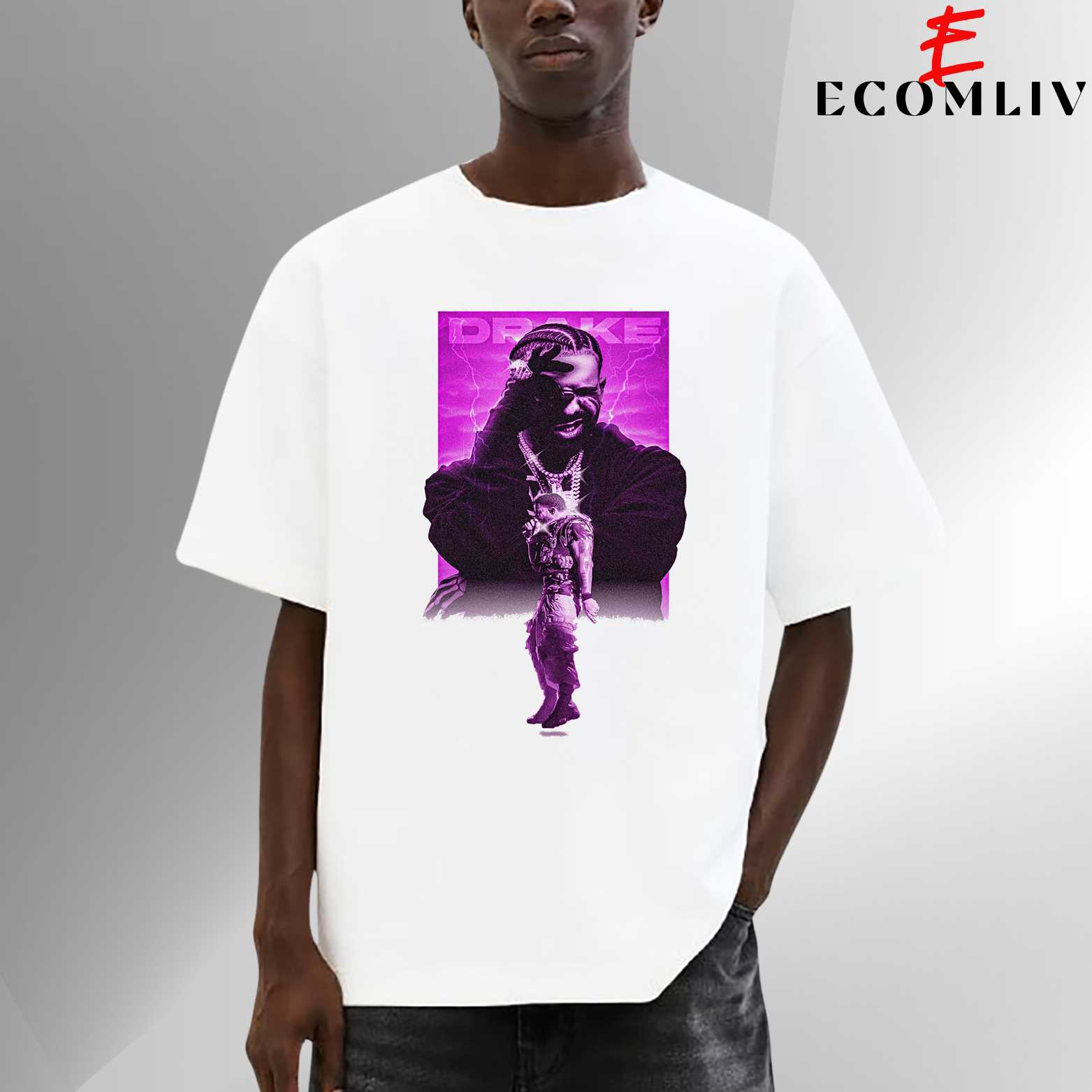 Drake 90s Rap Tee, Vintage Fan T-Shirt, Old Vibe Fit